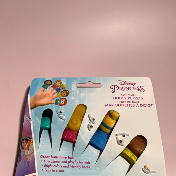 Disney Princess Bath Time Finger Puppets Set - Ariel, Belle, Cinderella, Aurora, - Picture 7 of 8